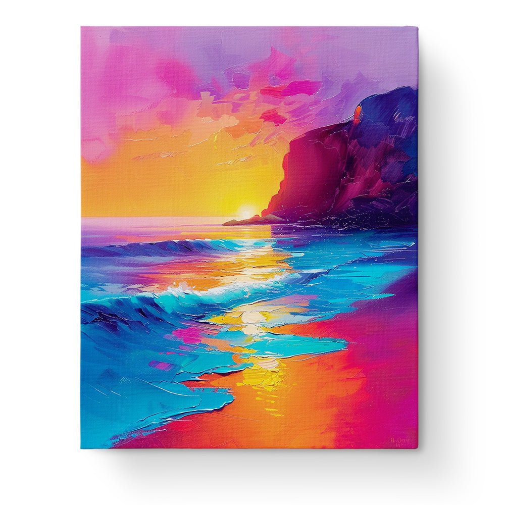 Radiant Sunset Bliss - Sea Landscape - Judy Paint