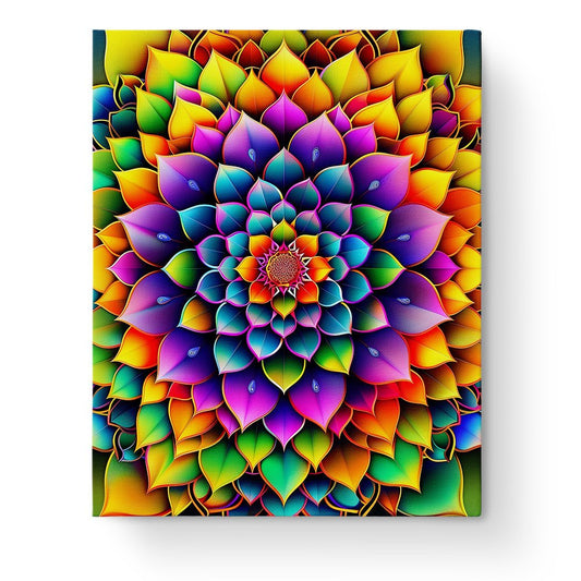 Rainbow Blossom - Mandalas - Judy Paint