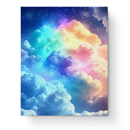 Rainbow Dream Clouds - Galaxies - Judy Paint