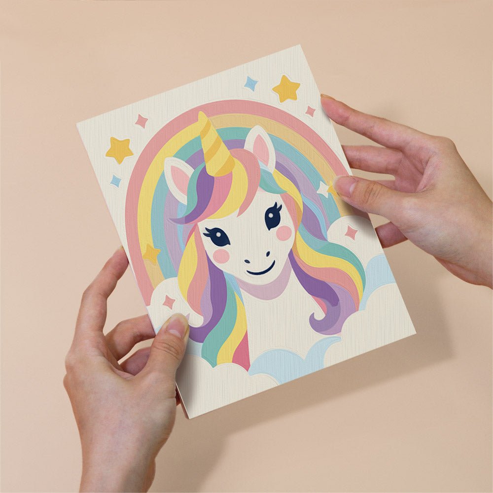 Rainbow Unicorns mini painting set