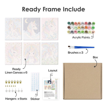 What's included with the framed canvas version