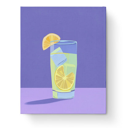 Refreshing Lemonade Glass - Minimalistic - Judy Paint