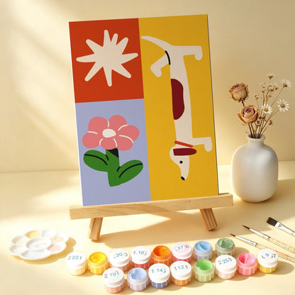 Retro Daydreams – Set of 6 Mini Paintings - Judy Paint
