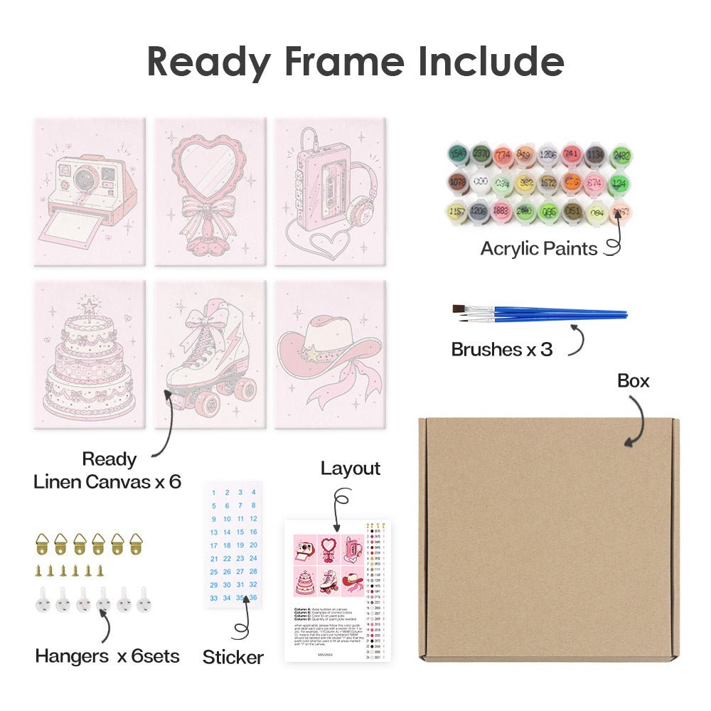 What's included with the framed canvas version