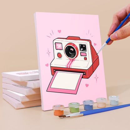 Retro Pink Dreams mini painting set