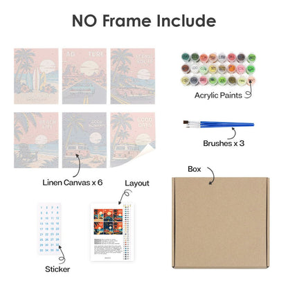 What's included with the no-frame version