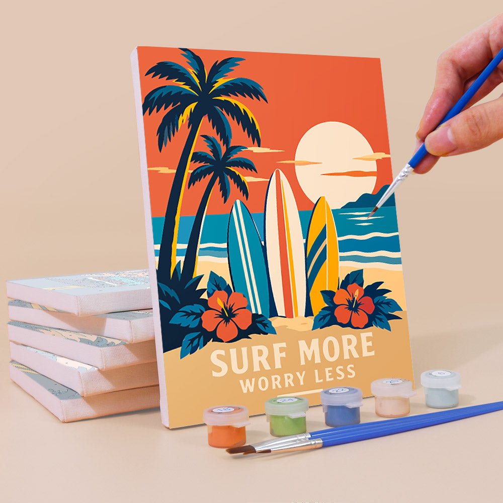 Retro Road Trip mini painting set