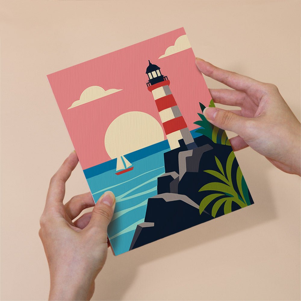 Retro Travel Posters mini painting set