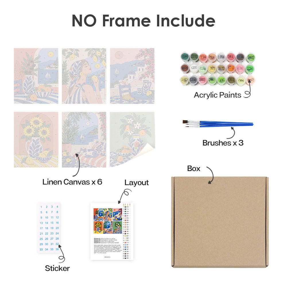 What's included with the no-frame version