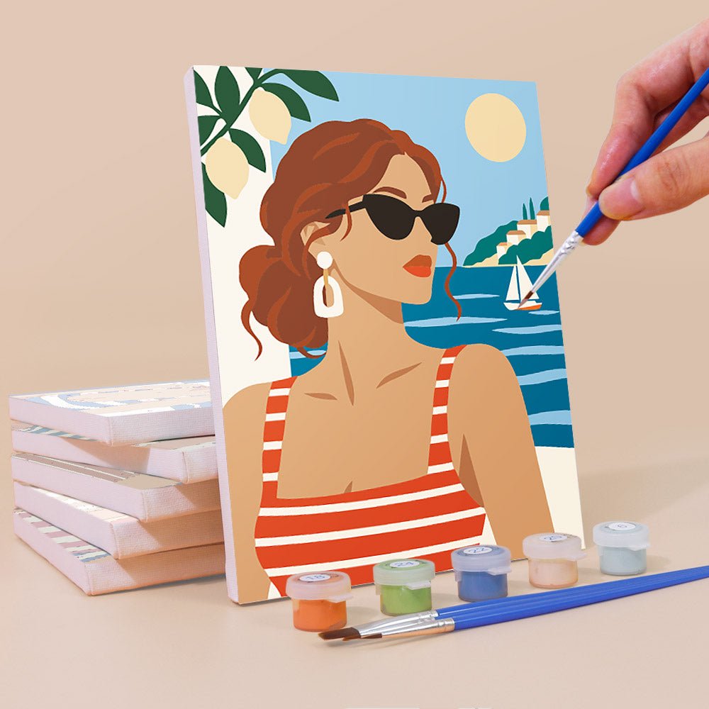 Riviera Girls mini painting set