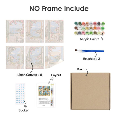 What's included with the no-frame version