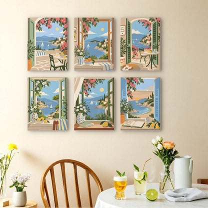 Riviera Windows mini painting set