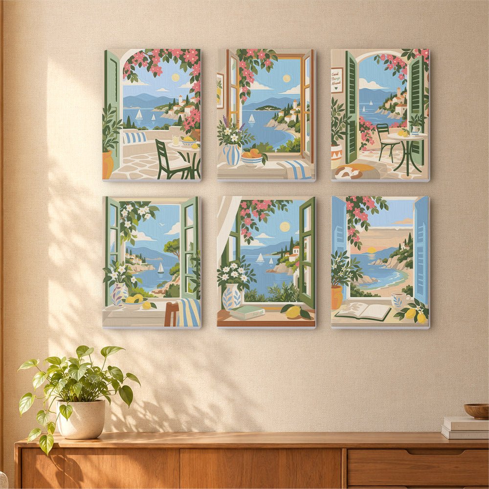 Riviera Windows mini painting set