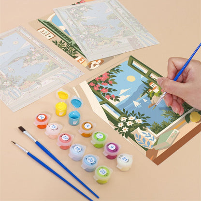 Riviera Windows mini painting set