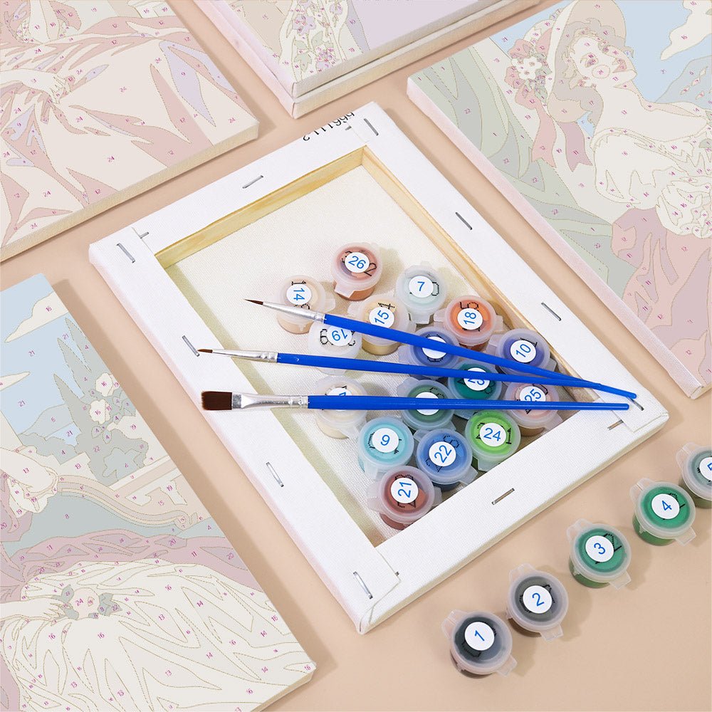 Rococo Portraits mini painting set