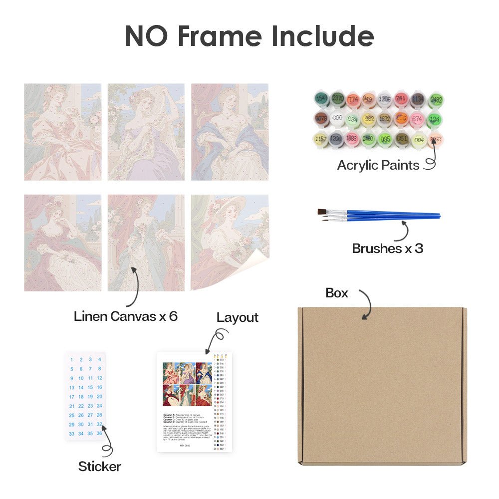 What's included with the no-frame version