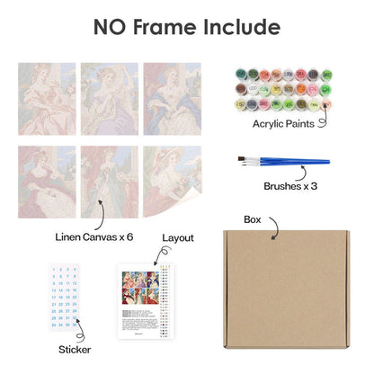 What's included with the no-frame version