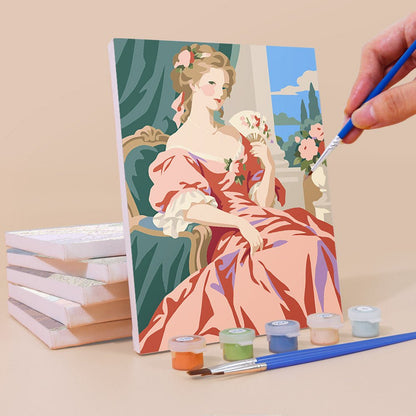 Rococo Portraits mini painting set