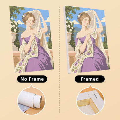 No frame vs. framed canvas