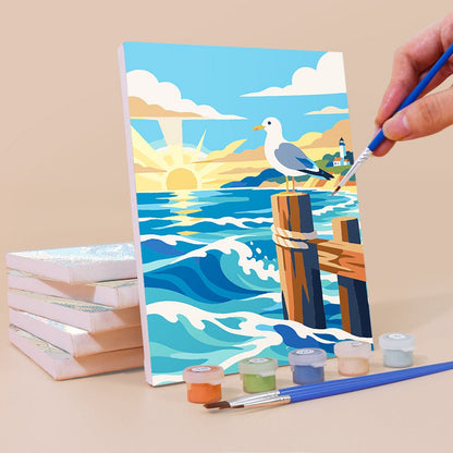 Rolling Waves mini painting set