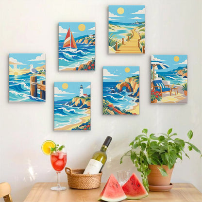 Rolling Waves mini painting set