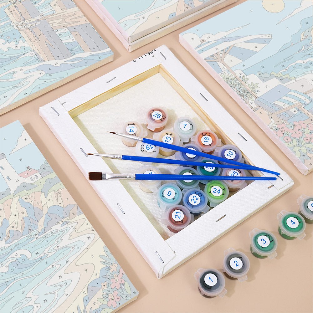 Rolling Waves mini painting set