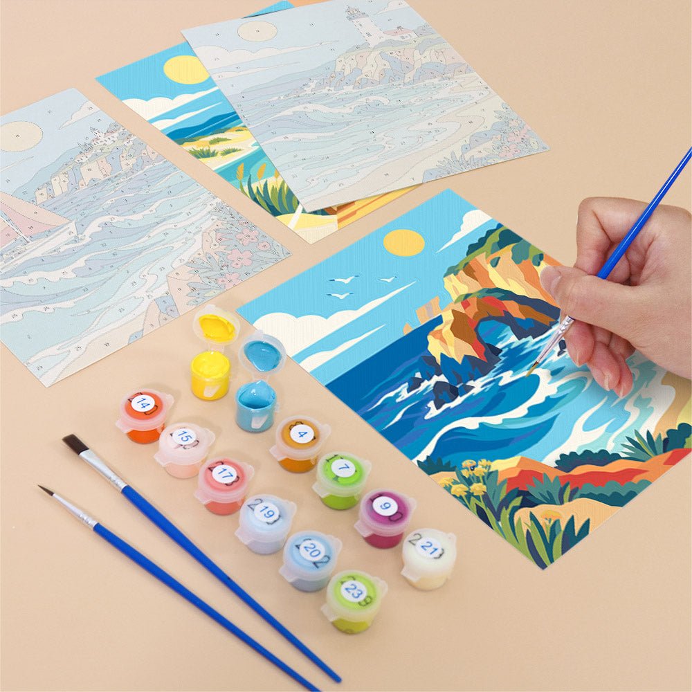 Rolling Waves mini painting set