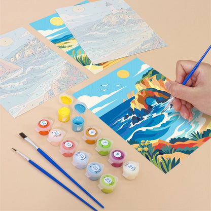 Rolling Waves mini painting set