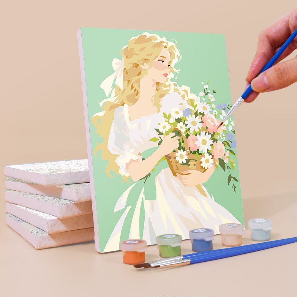 Romantic Garden Ladies mini painting set