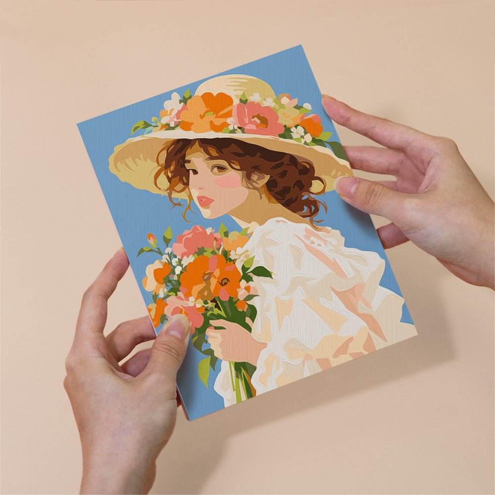 Romantic Garden Ladies mini painting set
