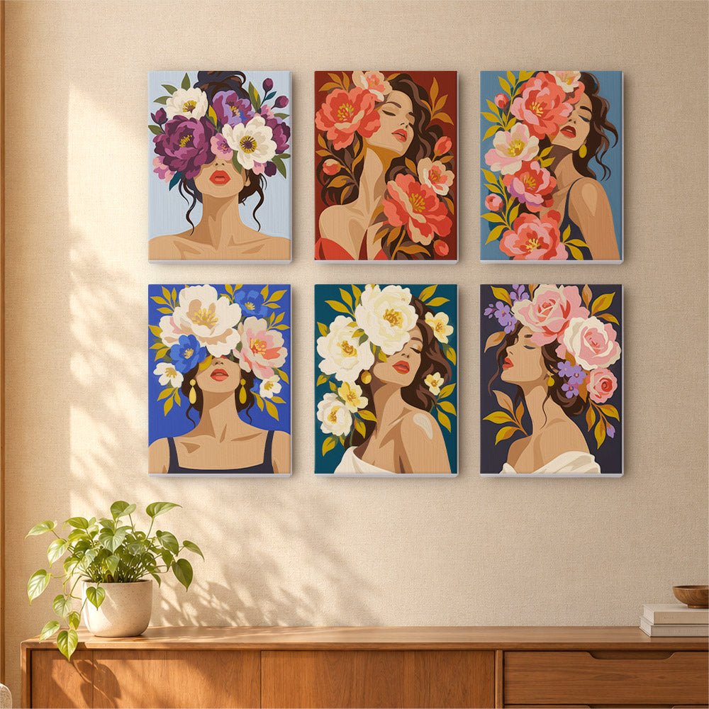 Rose Goddesses mini painting set