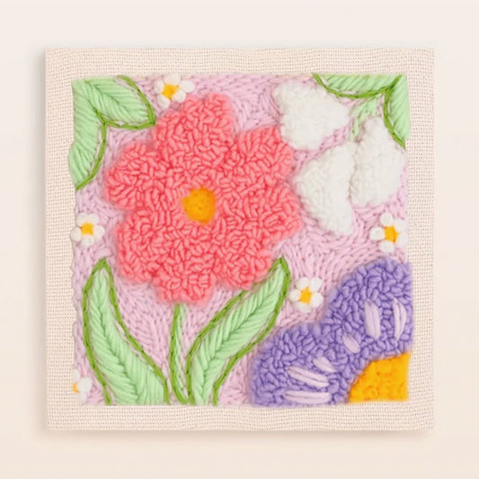 Rosy Meadow - Square Edition - Judy Paint