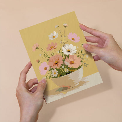 Rustic Flower Jars mini painting set