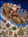 Santa’s Midnight Gift Flight - Pearl Painting