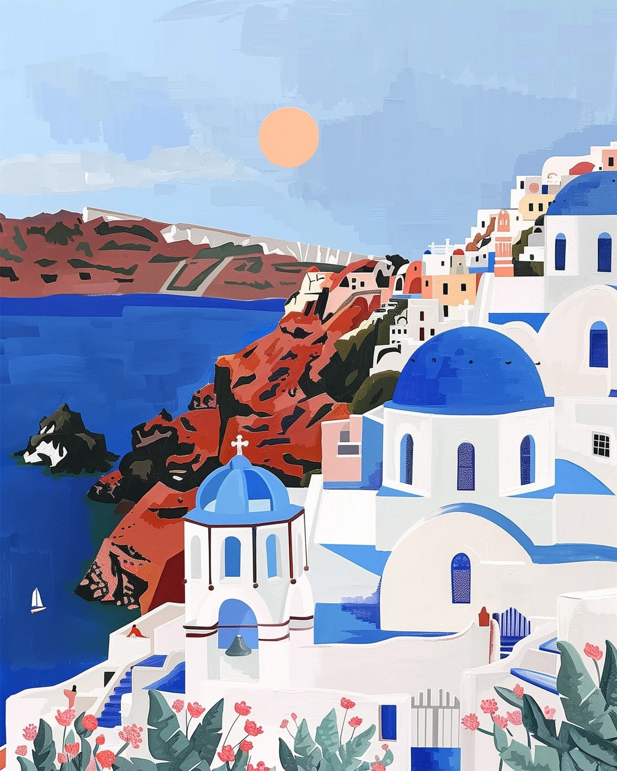 Santorini - Judy Paint