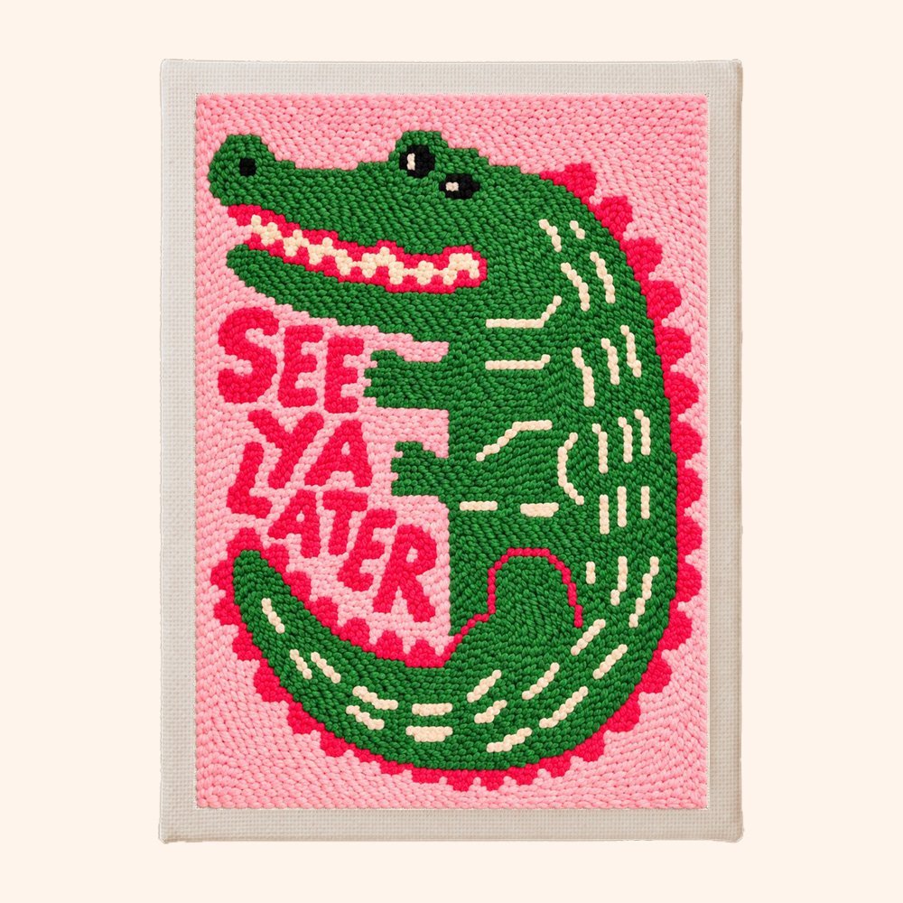 Sassy Gator - Vertical Edition - Judy Paint