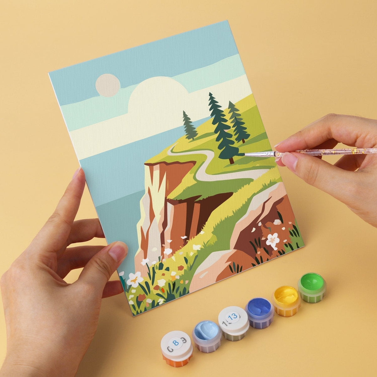 Scenic Horizons – Set of 6 Mini Paintings - Judy Paint