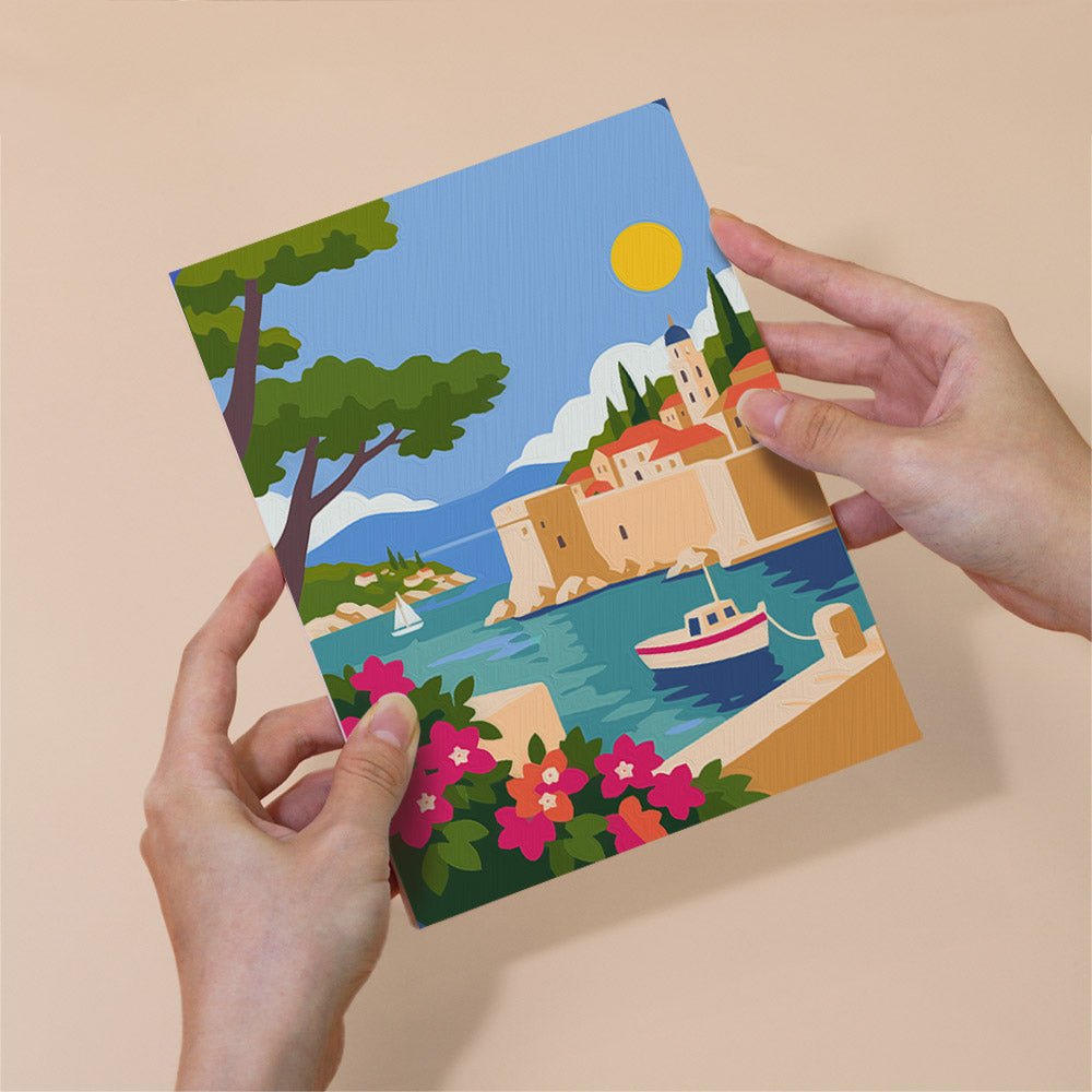 Seaside Towns mini painting set