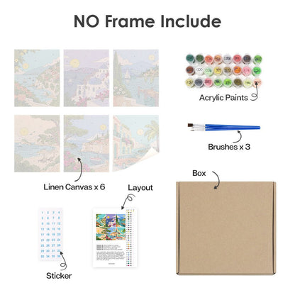 What's included with the no-frame version