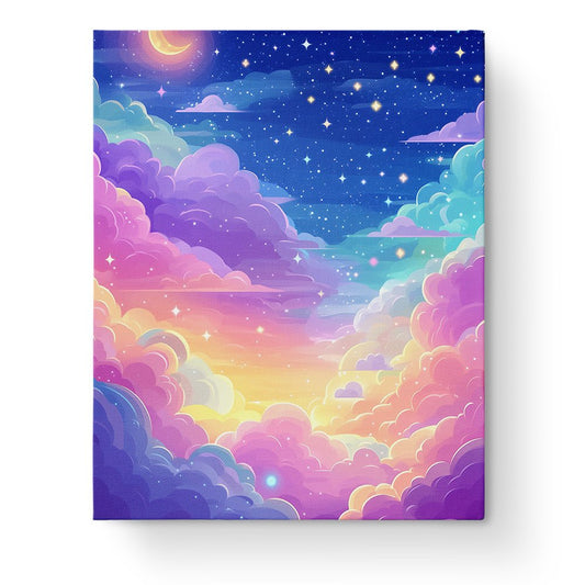 Serene Cosmic Clouds - Galaxies - Judy Paint