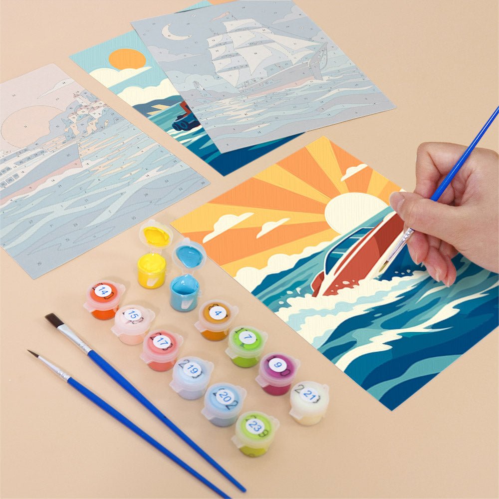 Ships Ahoy mini painting set