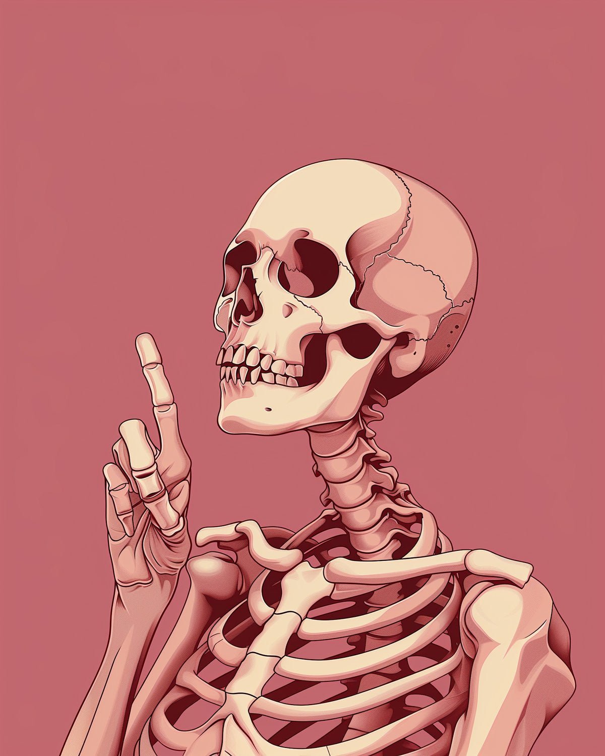 Skull King - Skeleton - Judy Paint