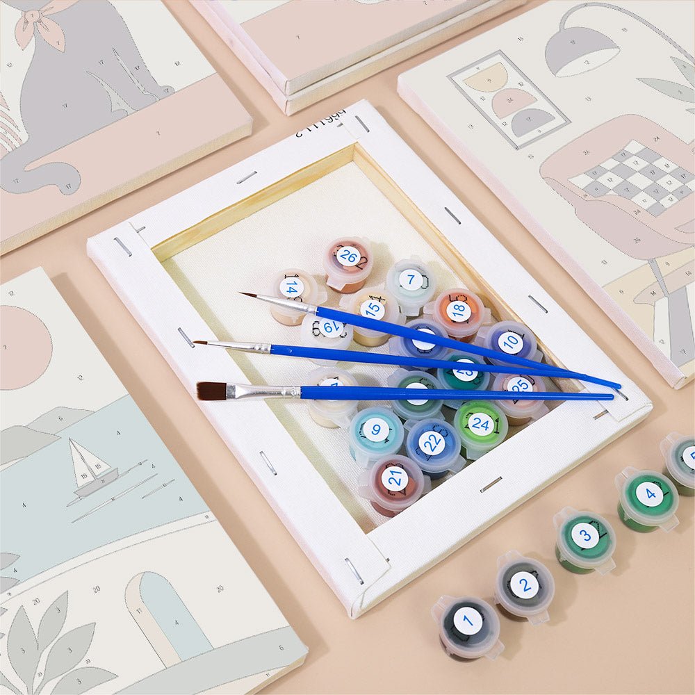Slow Living mini painting set