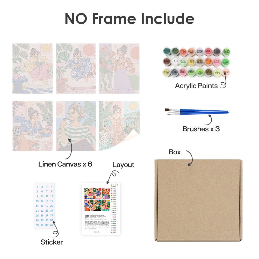 What's included with the no-frame version