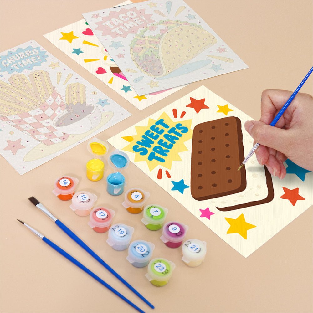 Snack Attack mini painting set
