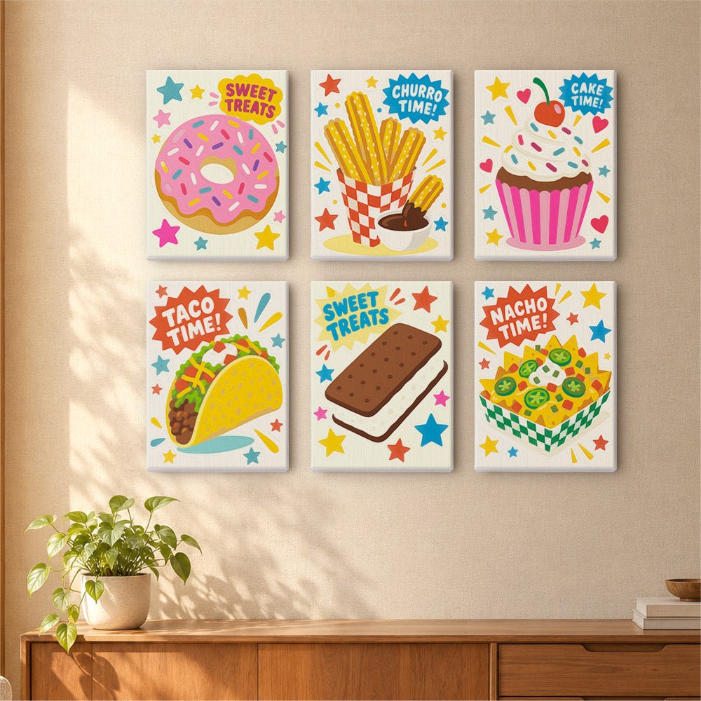 Snack Attack mini painting set