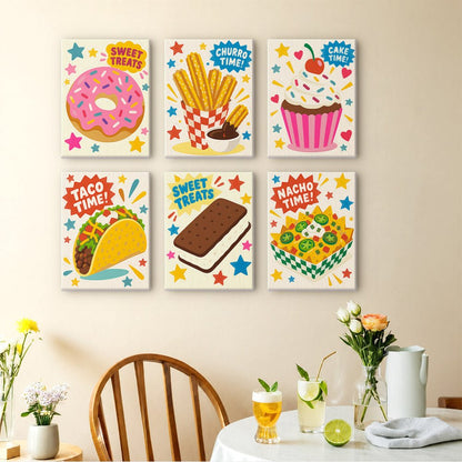 Snack Attack mini painting set