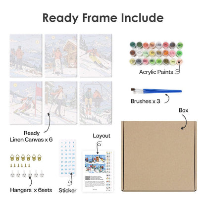 What's included with the framed canvas version