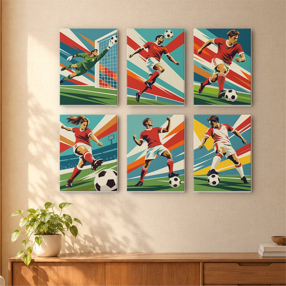 Soccer Stars mini painting set
