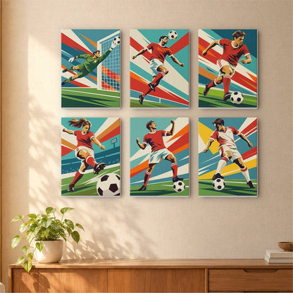 Soccer Stars mini painting set